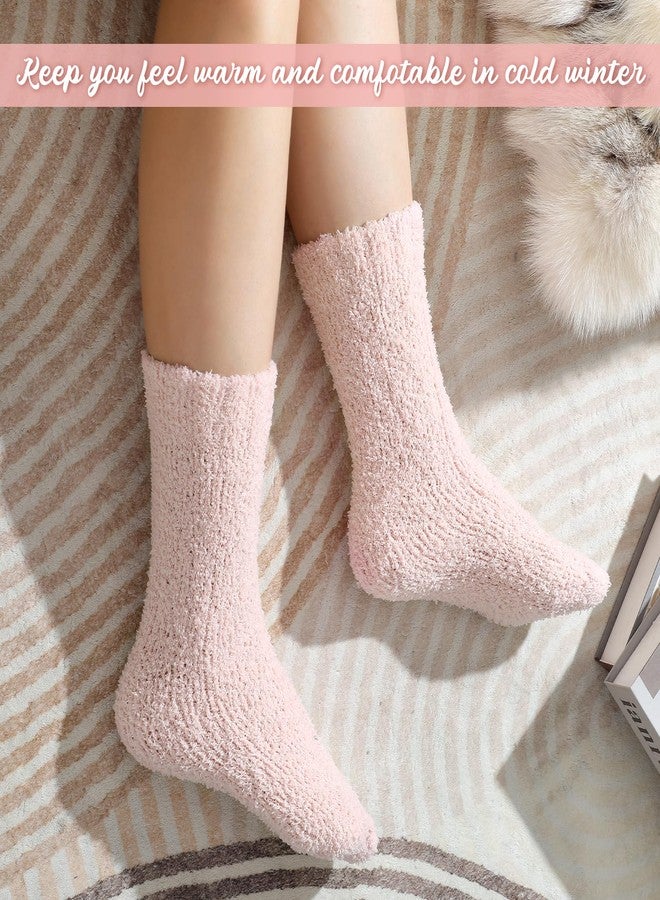 Premillow Womens Fuzzy Socks Fluffy Socks Women Winter Cozy Sock Warm Slipper Home Sleeping Sock for Women - Image 4